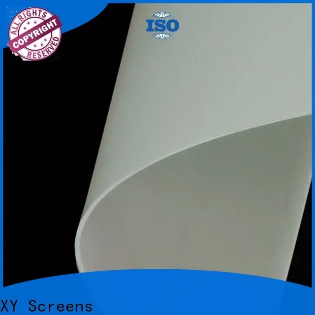 transparent Rear Fabrics design for motorized projection screen 1