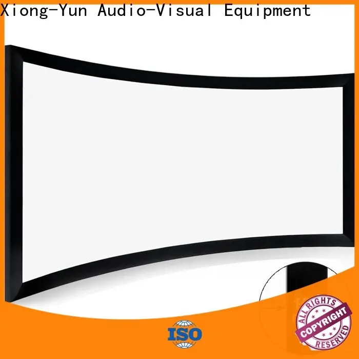 XY Screens curved curved projector screen diy customized for indoors1 1
