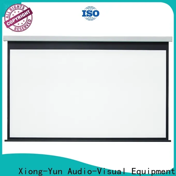 XY Screens curved Motorized Projection Screen personalized for indoors 1