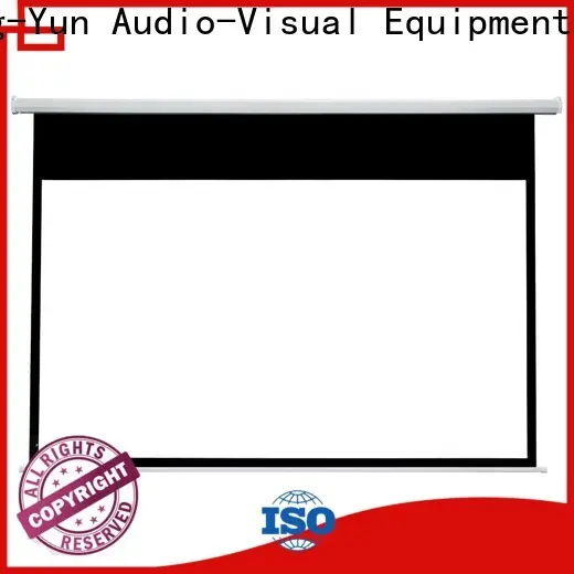 XY Screens motorized screens personalized for theater 1