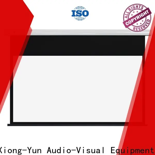 XY Screens curved electric projector screen personalized for indoors 1