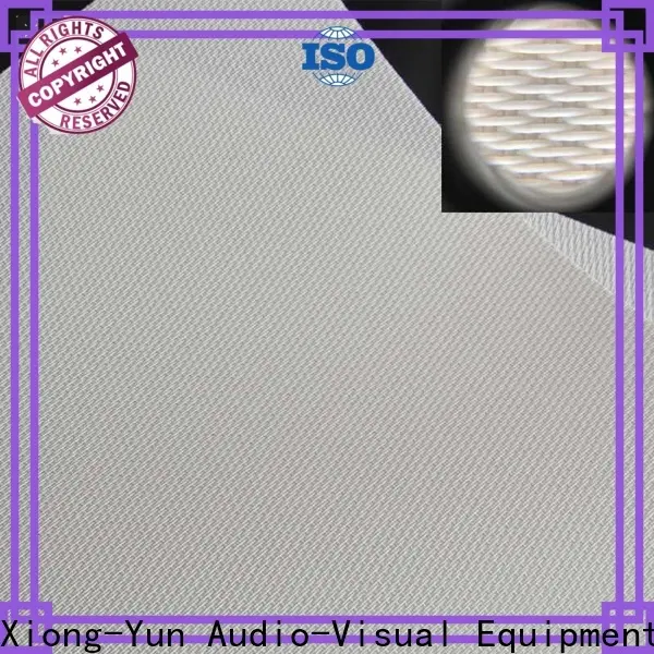 XY Screens acoustic absorbing fabric manufacturer for motorized projection screen 1