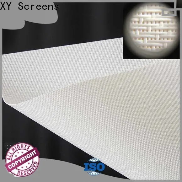 XY Screens acoustically transparent screen fabric manufacturer for projector screen 1