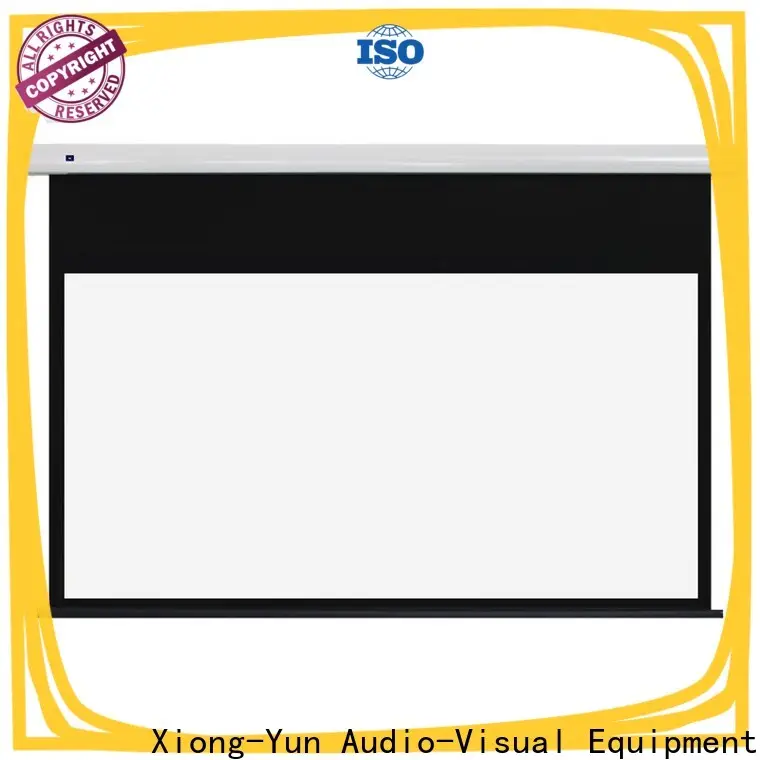 intelligent Motorized Projection Screen with good price for household 1