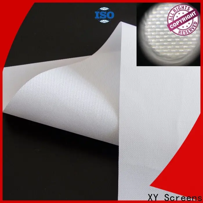 XY Screens flexible projector screen fabric factory for motorized projection screen 1