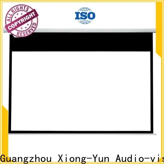 XY Screens motorized projector screen supplier for theater 1