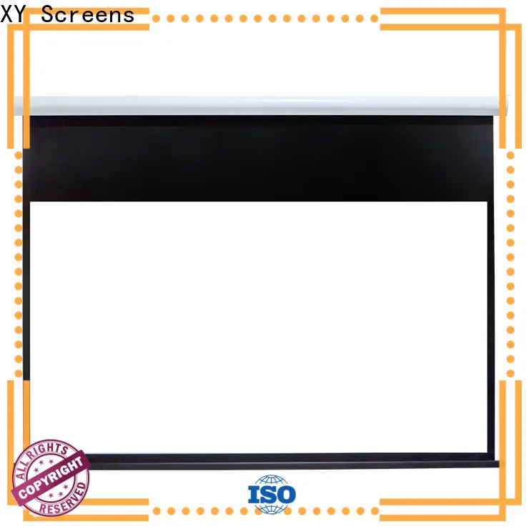 curved motorized projector screen factory price for theater 1