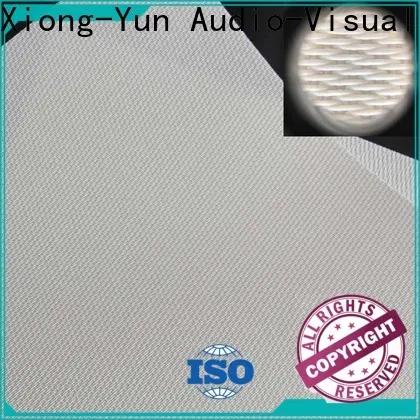 XY Screens metallic acoustically transparent screen material from China for motorized projection screen 1