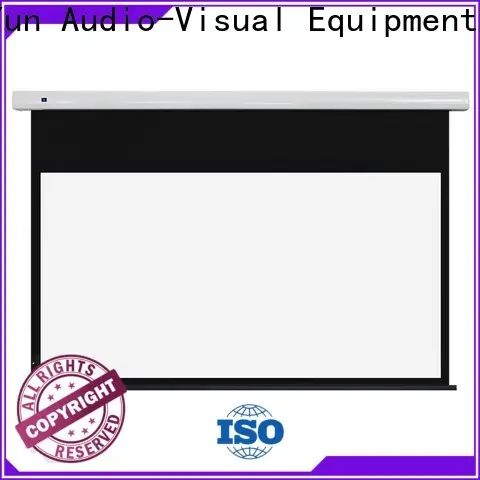 white Motorized Projection Screen inquire now for living room 1