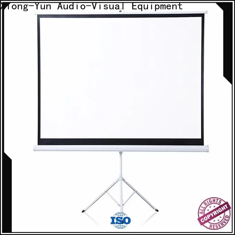 XY Screens portable tripod projector screen factory price for office 1