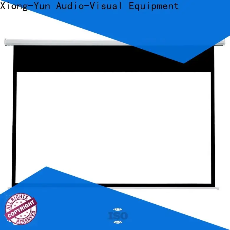 XY Screens intelligent motorized projector screen supplier for home 1