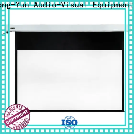 XY Screens motorized projector screen personalized for indoors 1