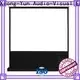 XY Screens white portable pull up projector screen factory for living room 1