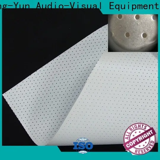 XY Screens metallic acoustically transparent screen customized for fixed frame projection screen 1