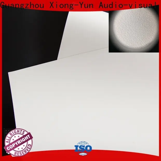 XY Screens durable front and rear fabric factory for projector screen 1