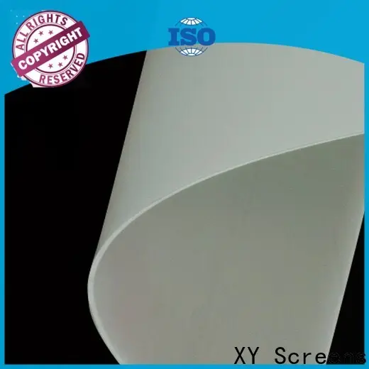XY Screens rear projection fabric with good price for motorized projection screen 1