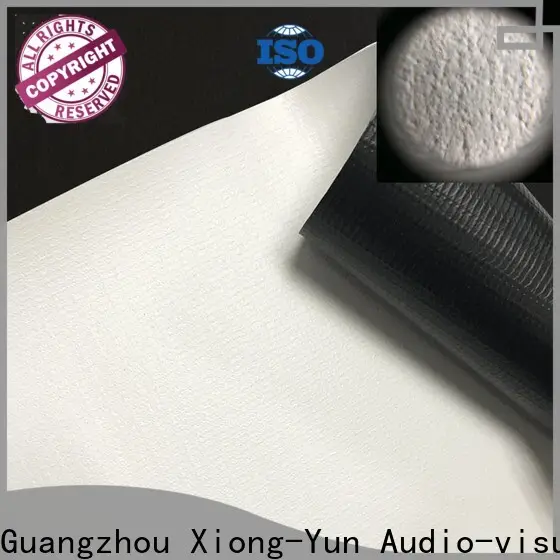 XY Screens hard screen front fabrics factory for projector screen 1