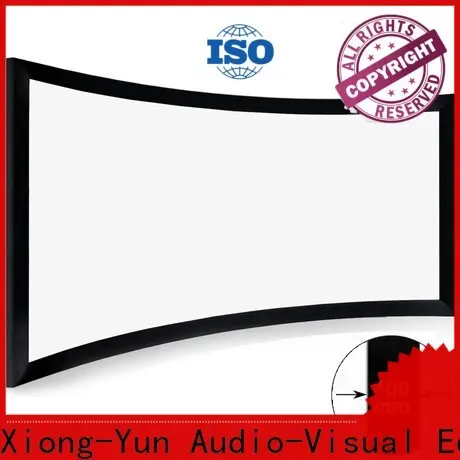 XY Screens thin home cinema projector customized for indoors 1