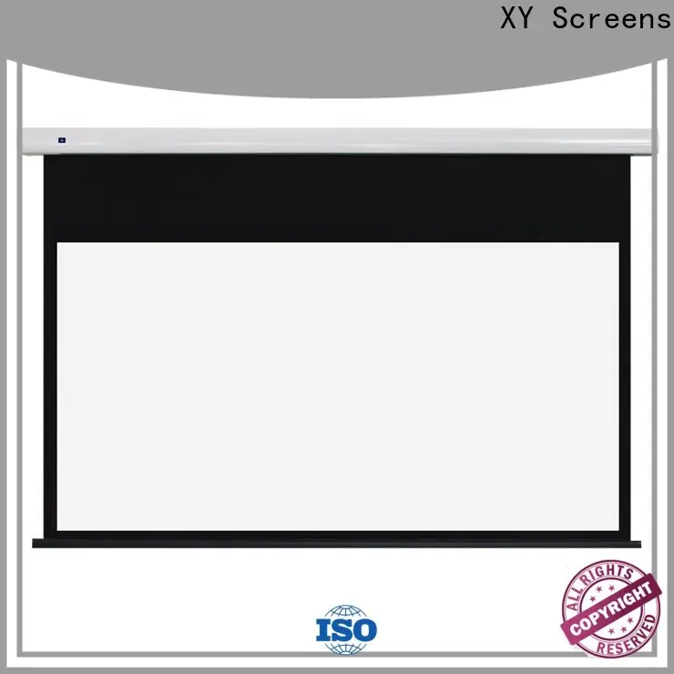 motorized projection screen manufacturer with good price for living room 1