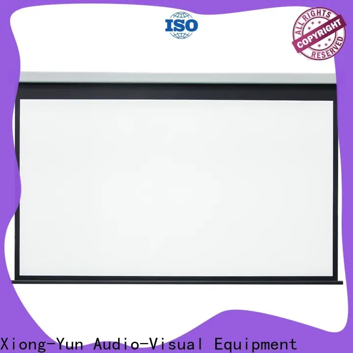 XY Screens intelligent Motorized Projection Screen personalized for theater 1