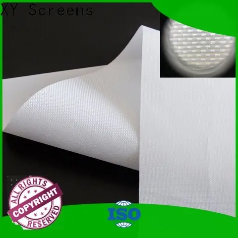 XY Screens flexible rear projection fabric factory for motorized projection screen 1