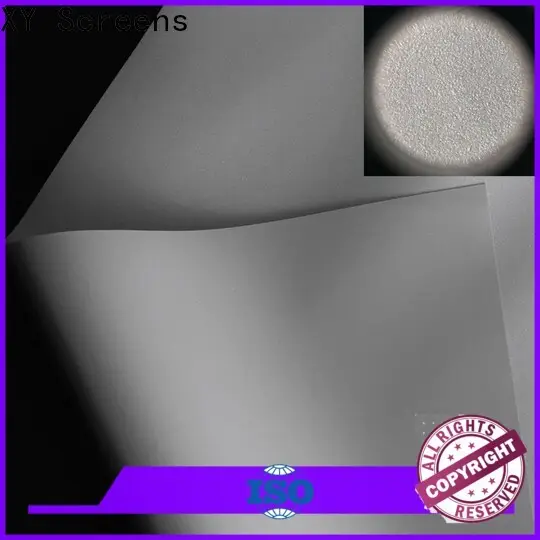 XY Screens front and rear fabric design for thin frame projector screen 1