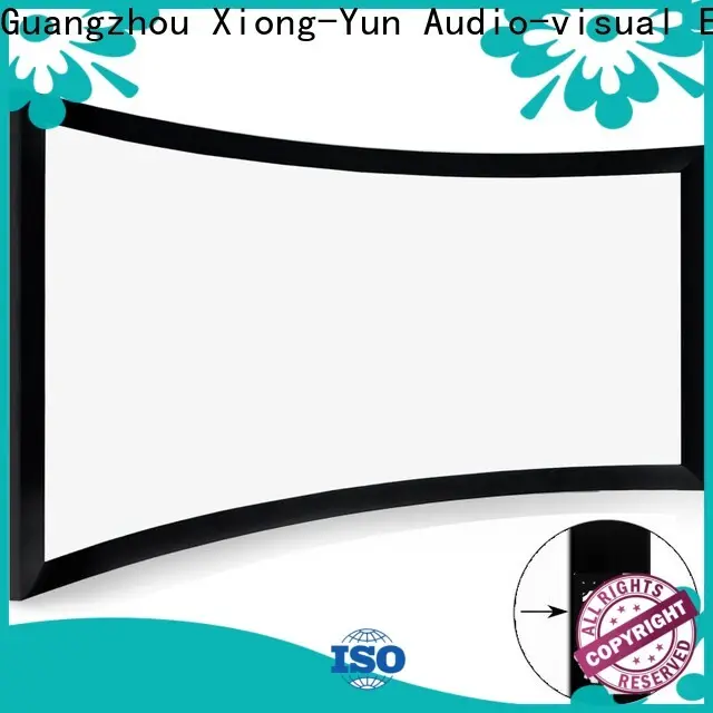 XY Screens curved curved projector screen diy customized for theater 1