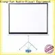 XY Screens tripod screen personalized for meeting room 1