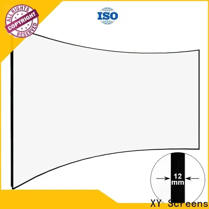 XY Screens mini curved projector screen supplier for household 1