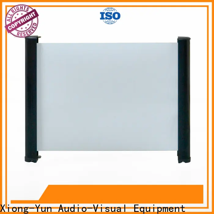 XY Screens retractable tabletop projector screens factory price for household 1