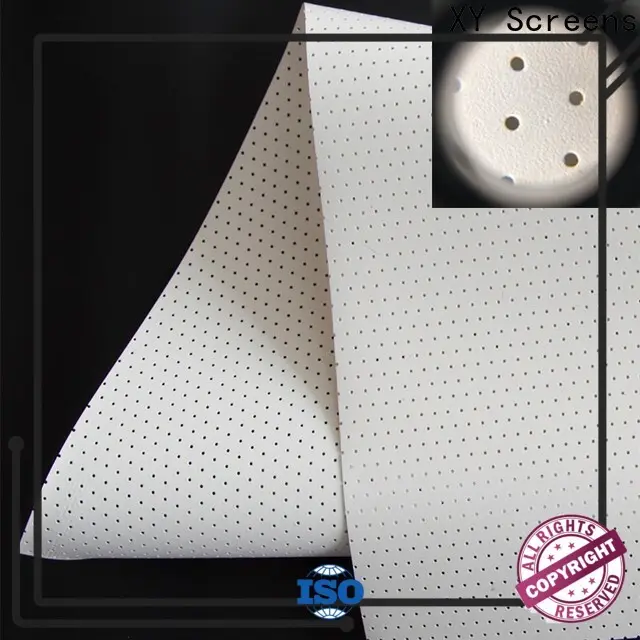 XY Screens metallic acoustic projector screen from China for fixed frame projection screen 1