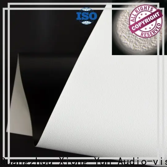 metallic front fabrics factory for thin frame projector screen 1
