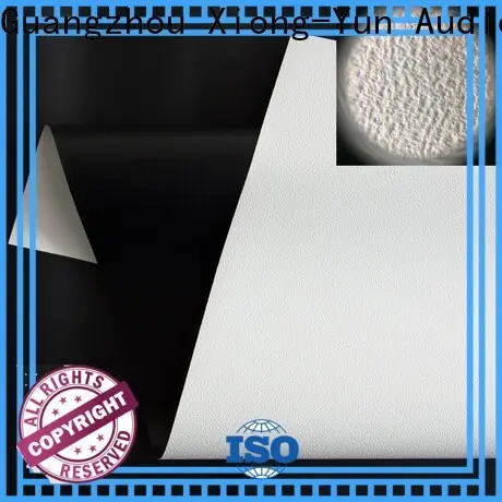 metallic front fabrics design for fixed frame projection screen 1