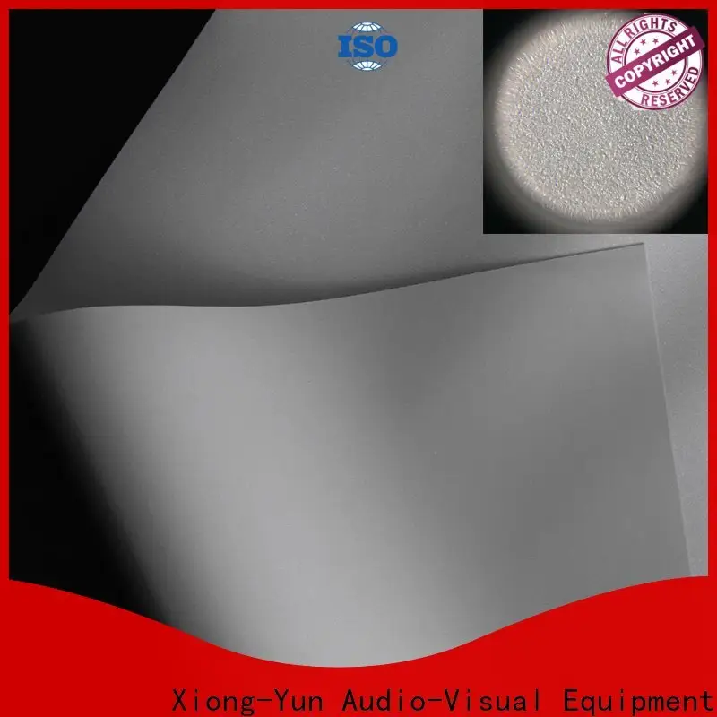 XY Screens quality front fabrics design for thin frame projector screen 1