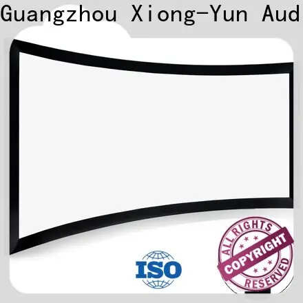 XY Screens slim curved projector screen personalized for movies 1