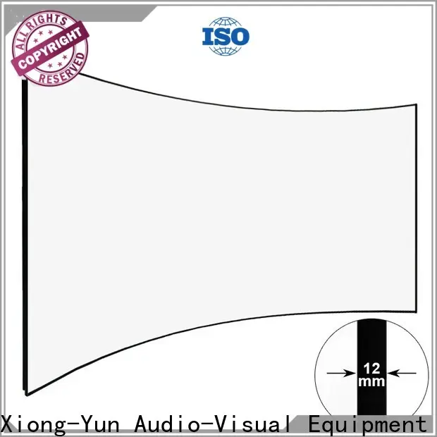 XY Screens curved projector screen factory price for home cinema 1