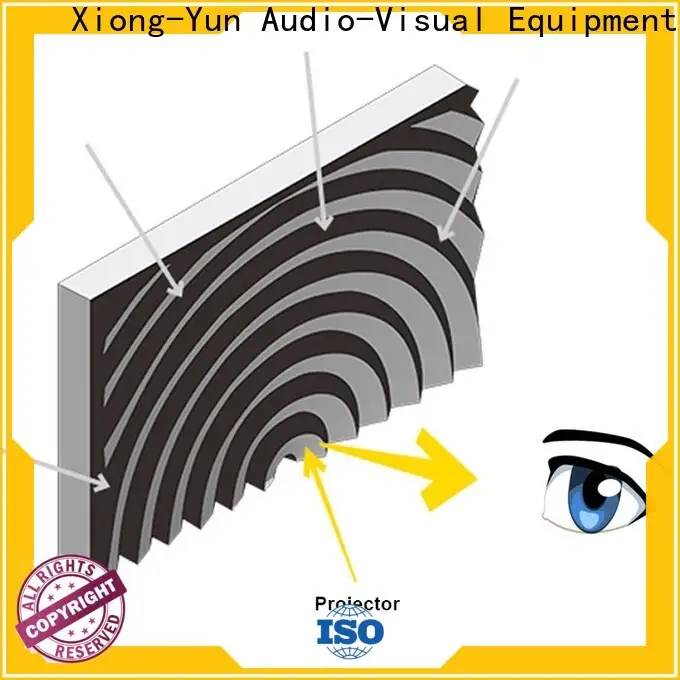 XY Screens ultra short throw projector screen customized for television 1