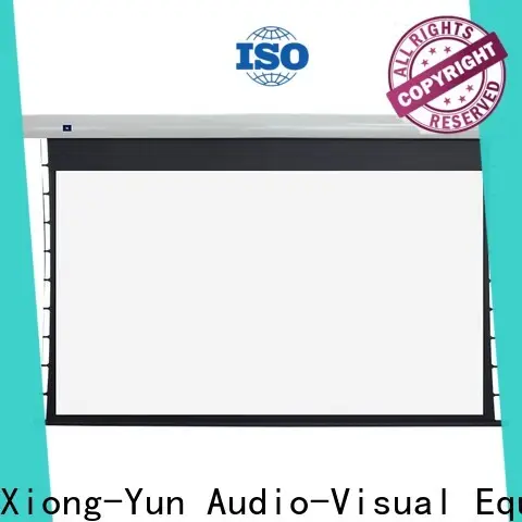 light rejecting tab tensioned projector screen factory price for indoors 1