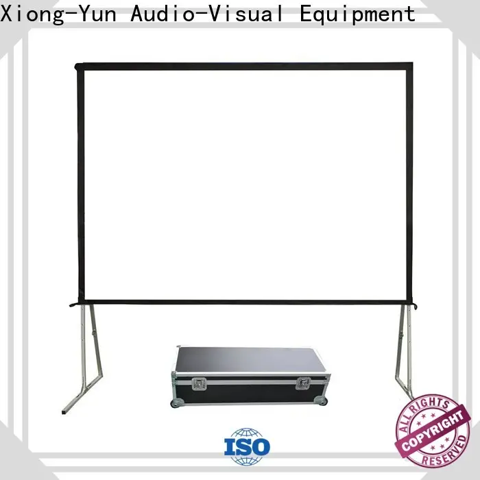 fast folding outdoor retractable projector screen wholesale for park 1