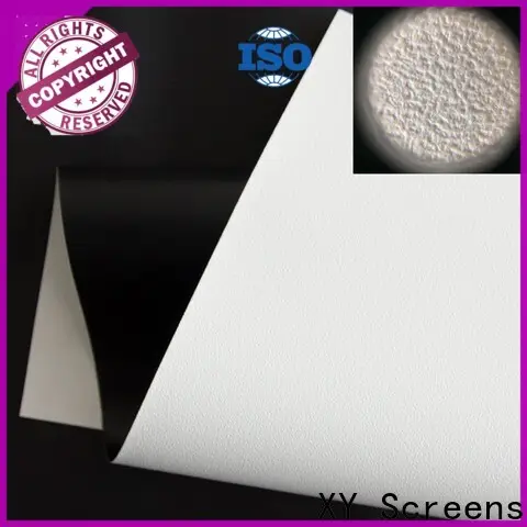 XY Screens front fabrics with good price for motorized projection screen 1