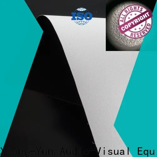 XY Screens front fabrics factory for fixed frame projection screen 1