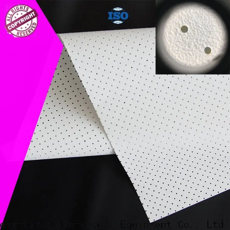 XY Screens metallic 120 acoustically transparent screen from China for motorized projection screen 1