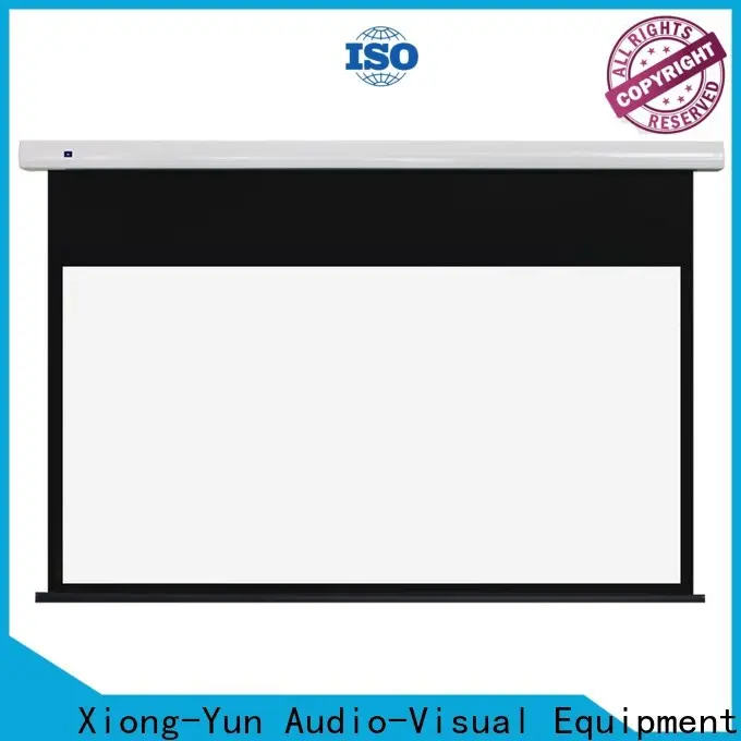 intelligent electric projector screen supplier for theater 1