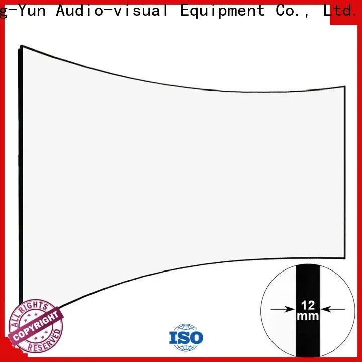 XY Screens curved curved home theater screen factory price for home cinema 1
