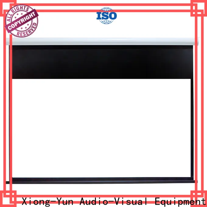 curved motorized screens wholesale for indoors 1