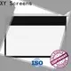 XY Screens manual tab tensioned projector screen personalized for indoors 1