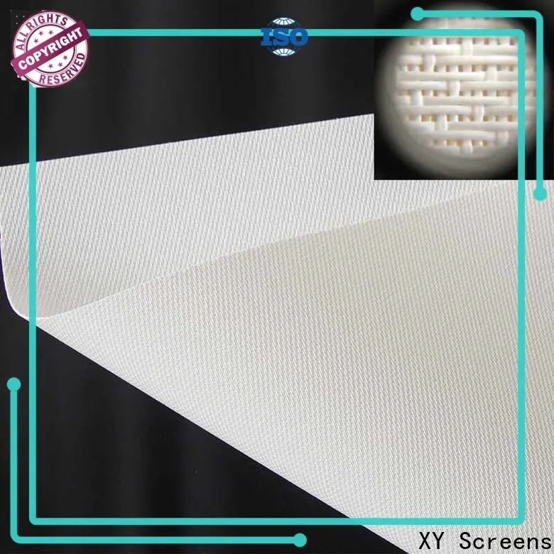 transparent acoustic absorbing fabric from China for motorized projection screen 1