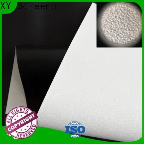 professional front and rear fabric design for motorized projection screen 1