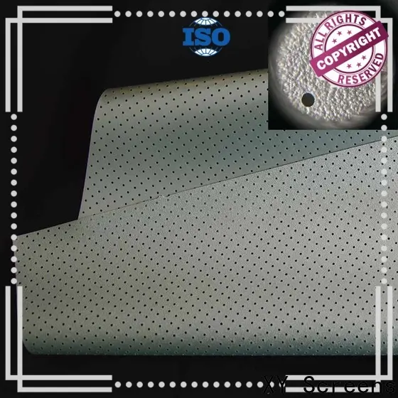 transparent acoustically transparent screen fabric customized for motorized projection screen 1