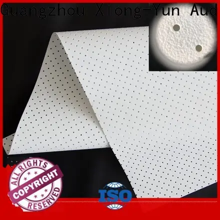 XY Screens transparent acoustically transparent screen fabric directly sale for thin frame projector screen 1